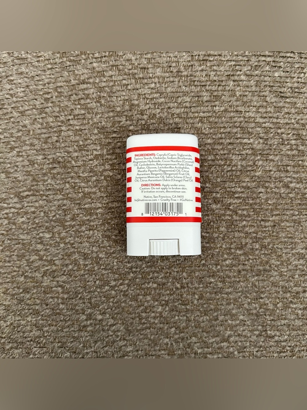 Native Deodorant Mini Candy Cane - Picture 3 of 3